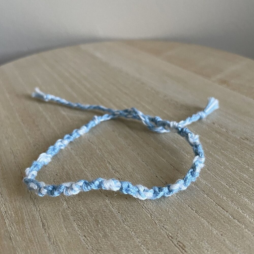 Aislinn Bracelet, anklet, trendy, comfortable, tie, embroidery thread, woven, gi